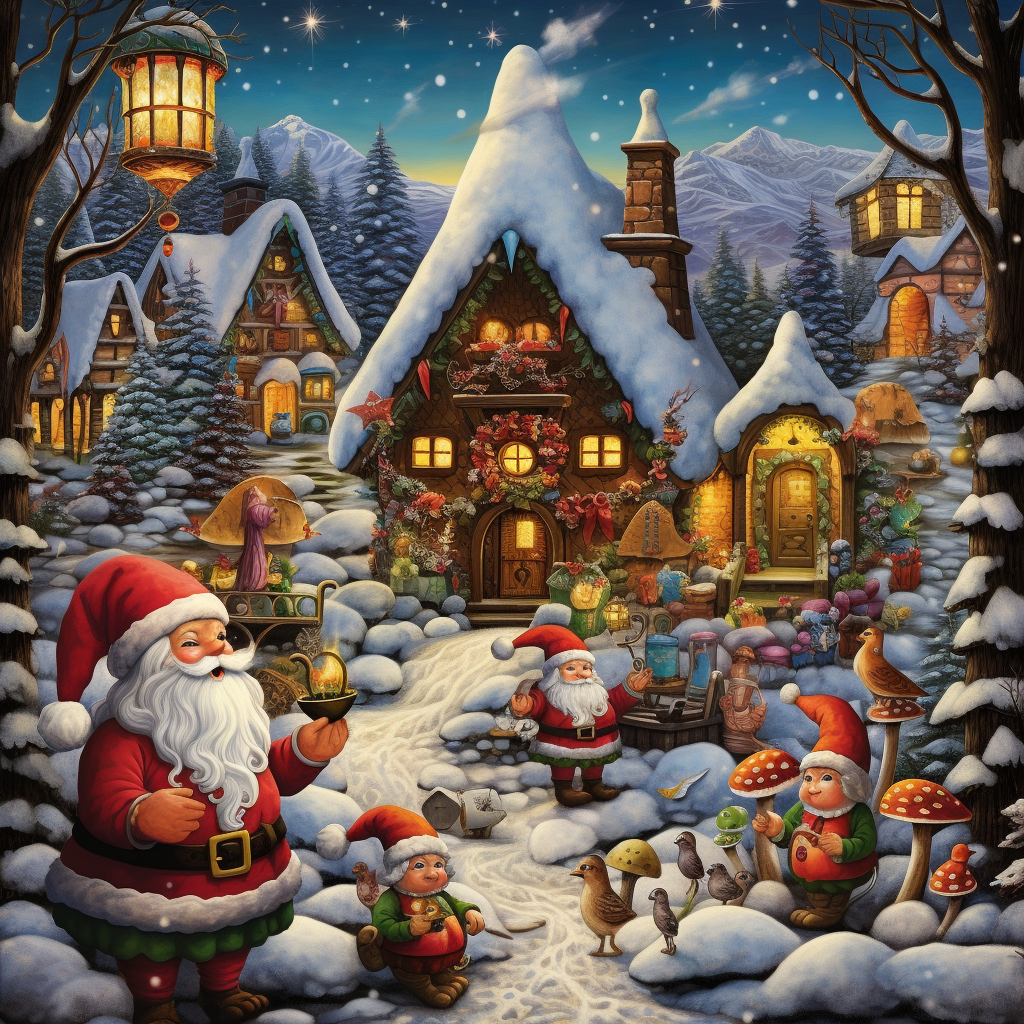 AB Diamond Painting  |  Santa Claus