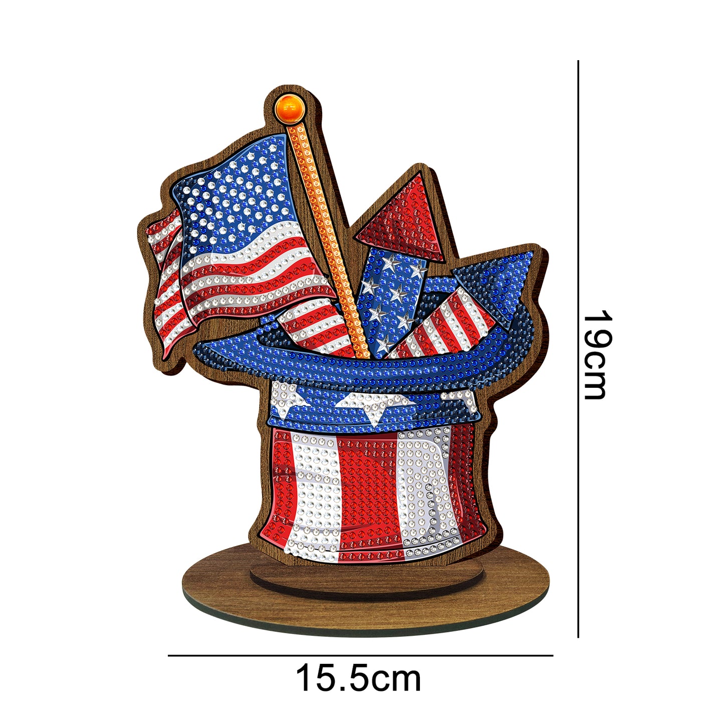 Diamond Painting Ornament | US flag