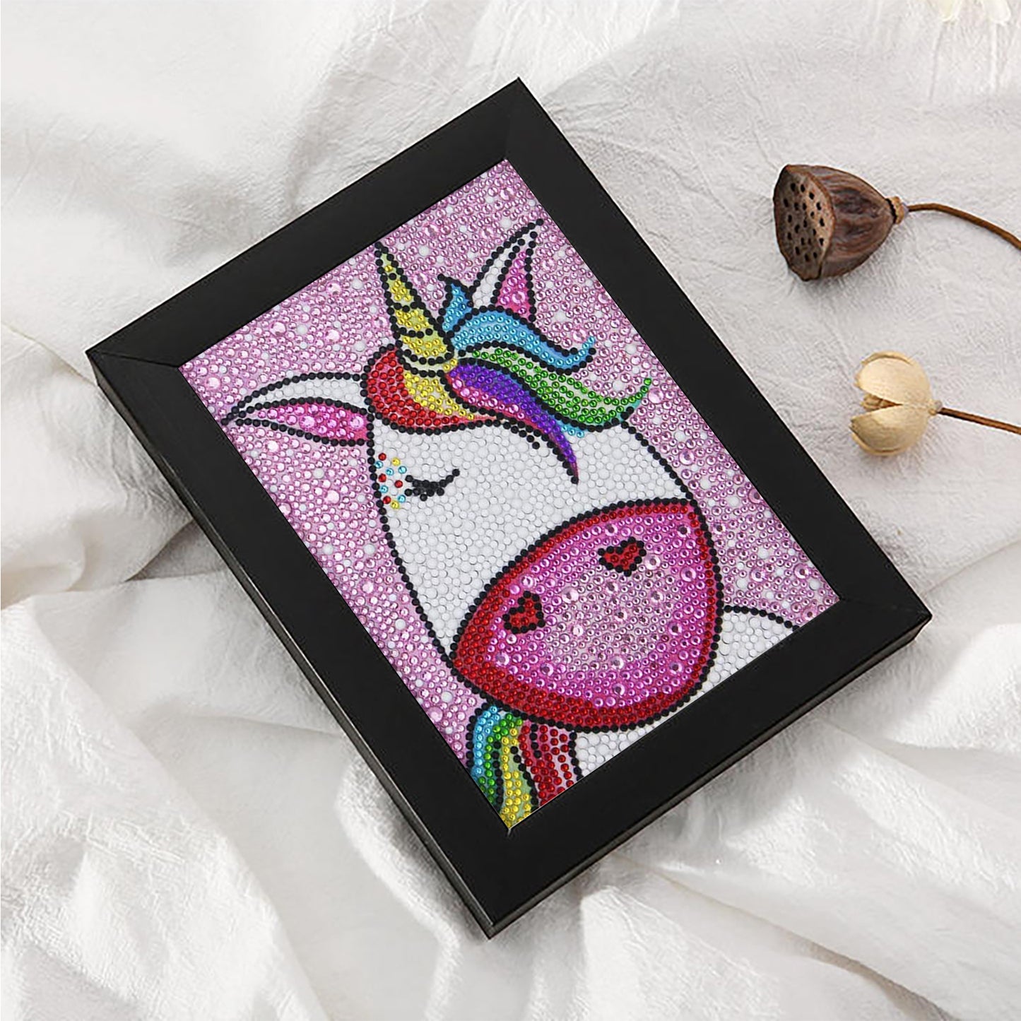 Children's Series-| unicorn | Crystal Diamond Painting-（Frameless）