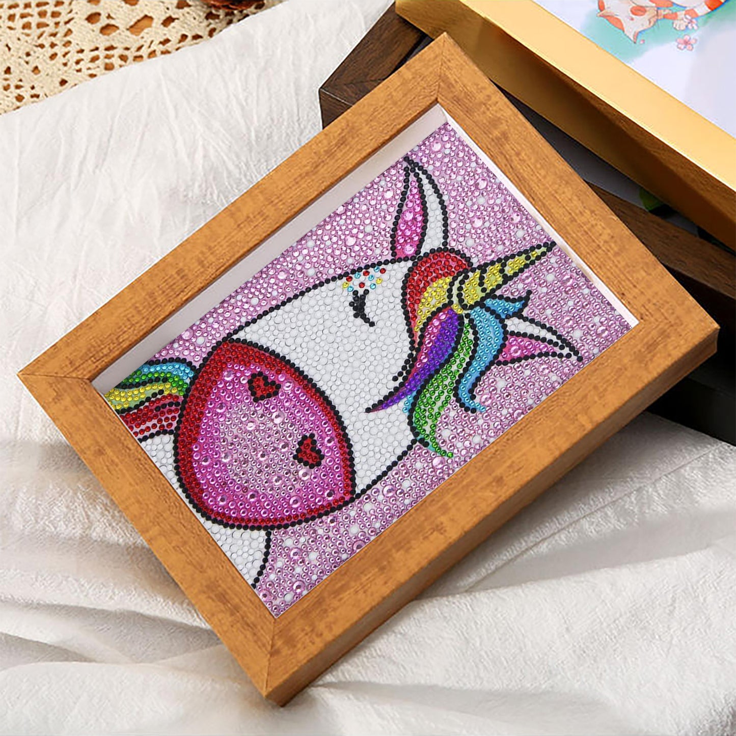 Children's Series-| unicorn | Crystal Diamond Painting-（Frameless）