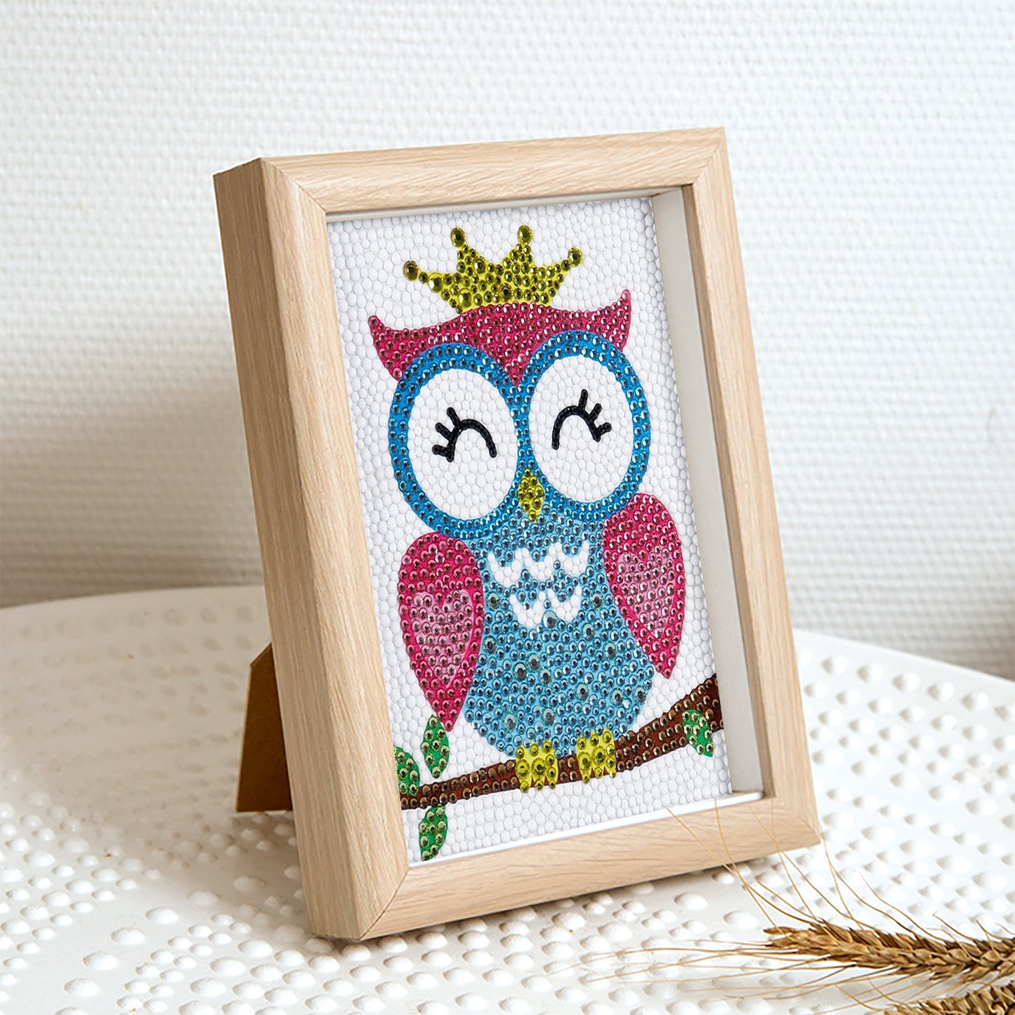 Children's Series-| owl | Crystal Diamond Painting-（Frameless）