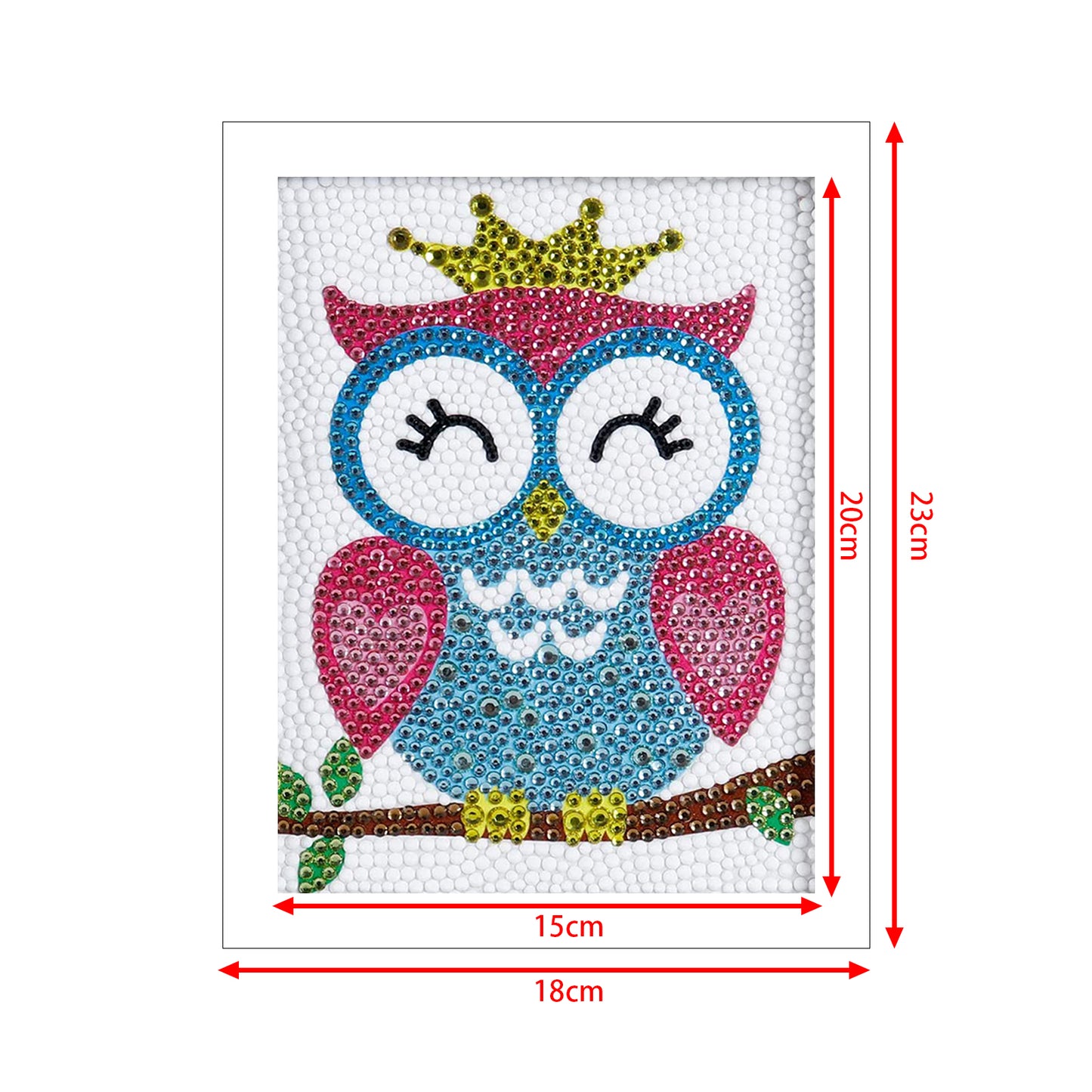 Children's Series-| owl | Crystal Diamond Painting-（Frameless）