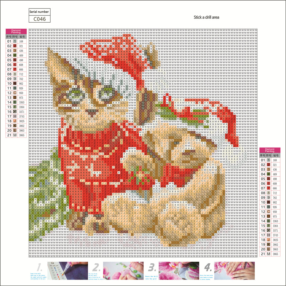 Christmas doll and cat | full circle diamond painting kit