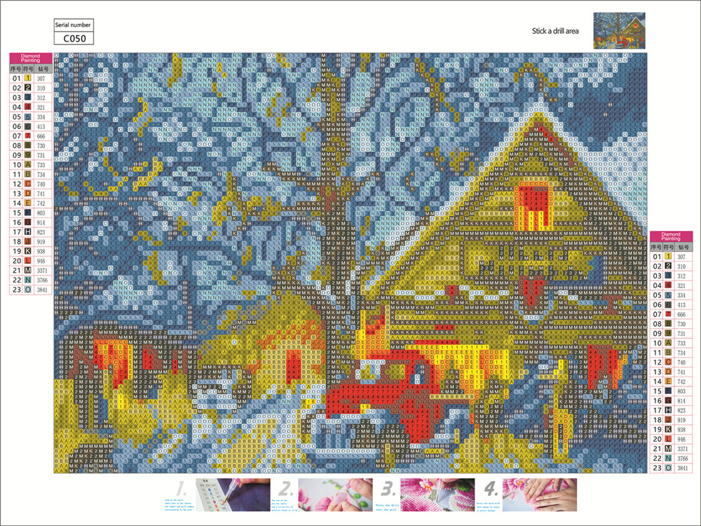 Winter Street | Full Circle Diamond Painting Kit