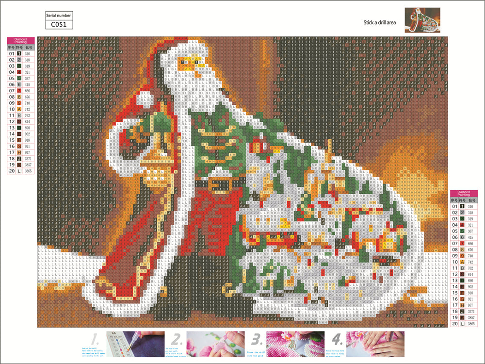 Santa Claus | Full Circle Diamond Painting Kit