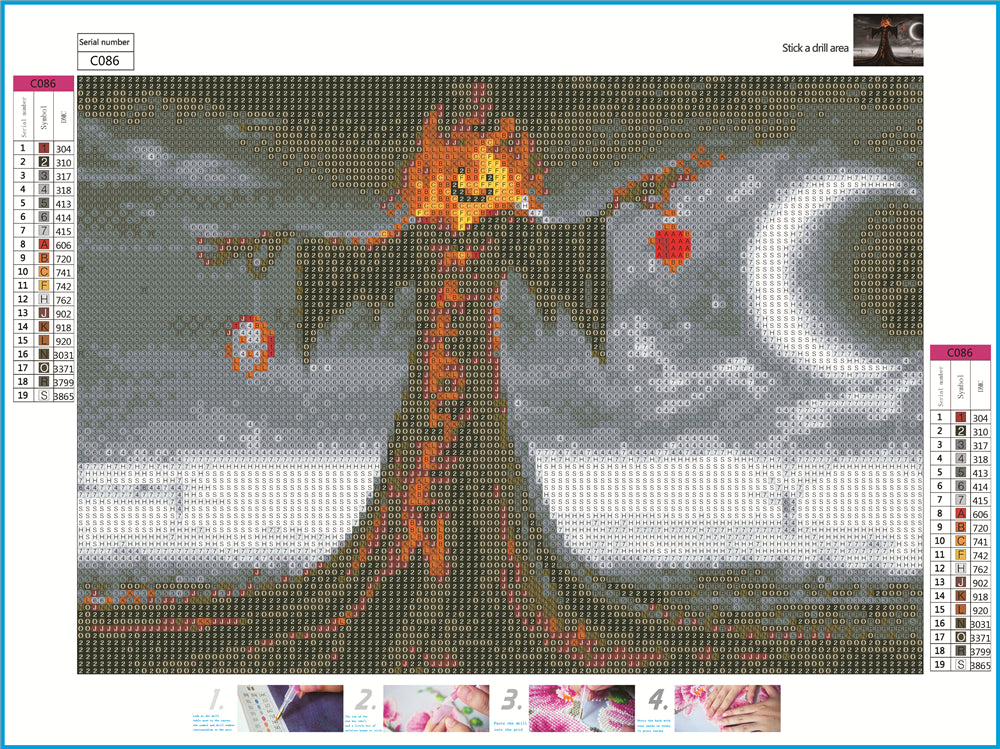 Halloween Witch | Full Circle Diamond Painting Kit