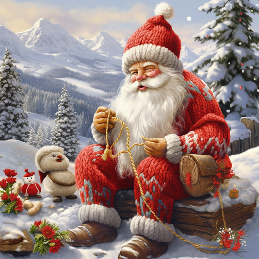 AB Diamond Painting  |  Santa Claus