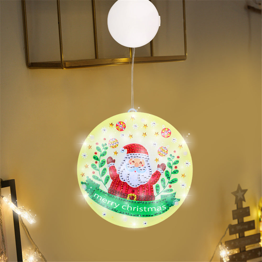 DIY-Diamantmalerei-LED-Licht-Lampen-Wohnkultur | Weihnachten