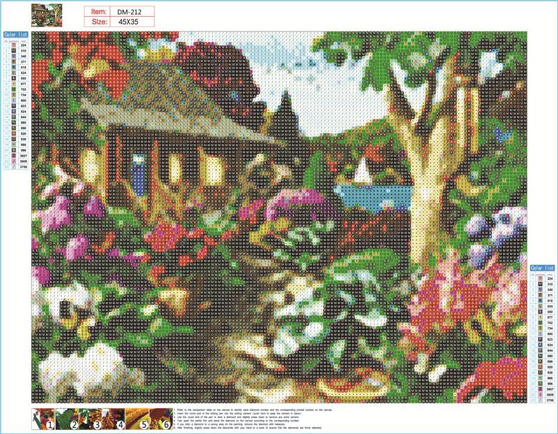 Woodside Hut Scenery | Full Round Diamond Painting Kits