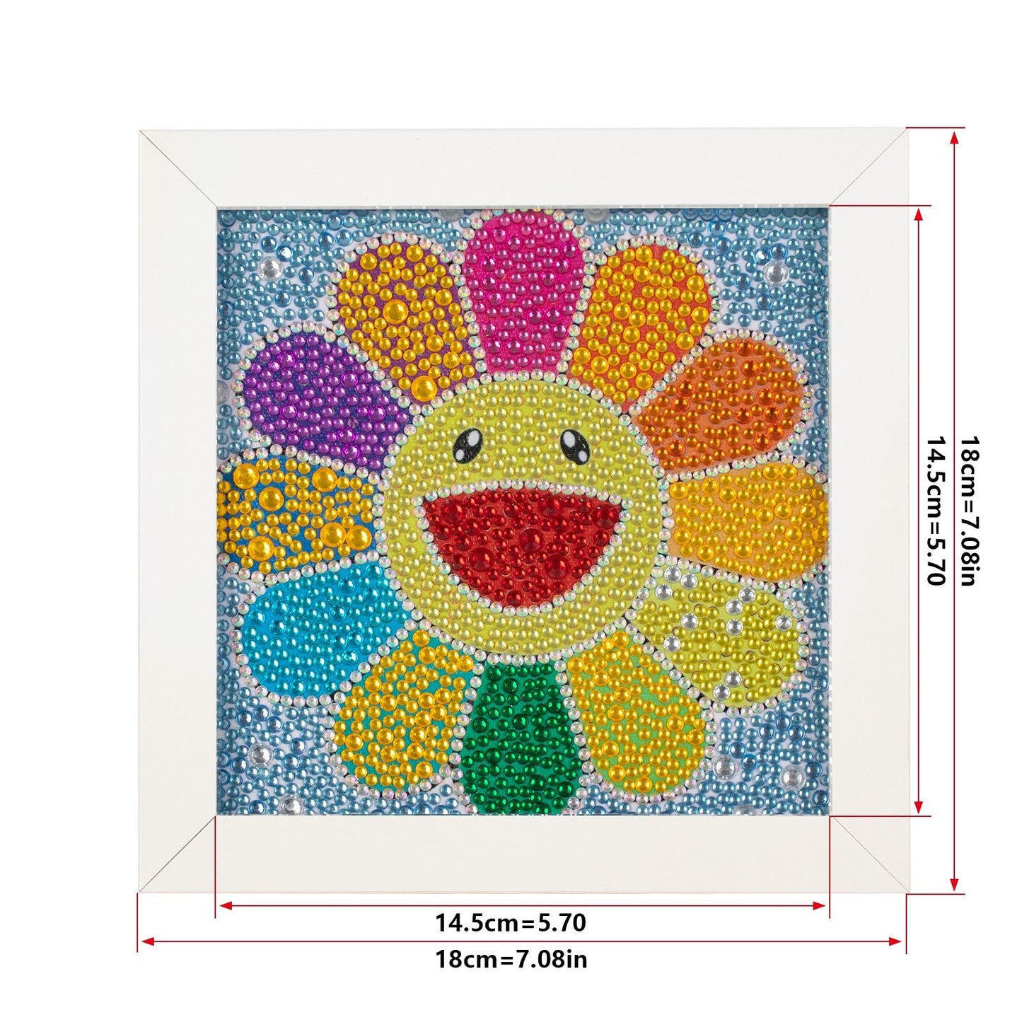 Children's Series-| Sun flower | Crystal Rhinestone Full Diamond Painted-(Frameless)