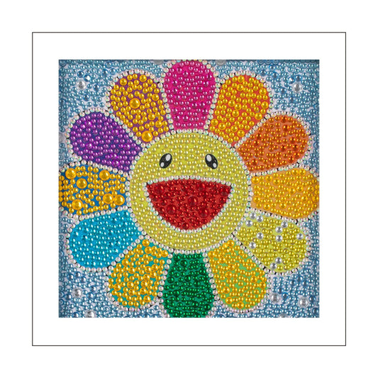 Children's Series-| Sun flower | Crystal Rhinestone Full Diamond Painted-(Frameless)