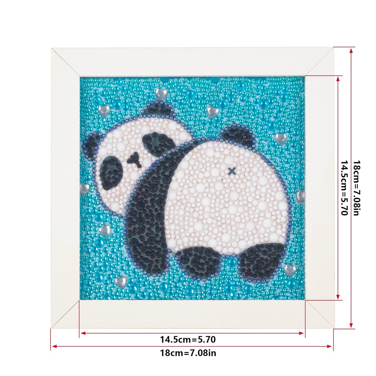 Children's Series-| Panda | Crystal Rhinestone Full Diamond Painted-(Frameless)