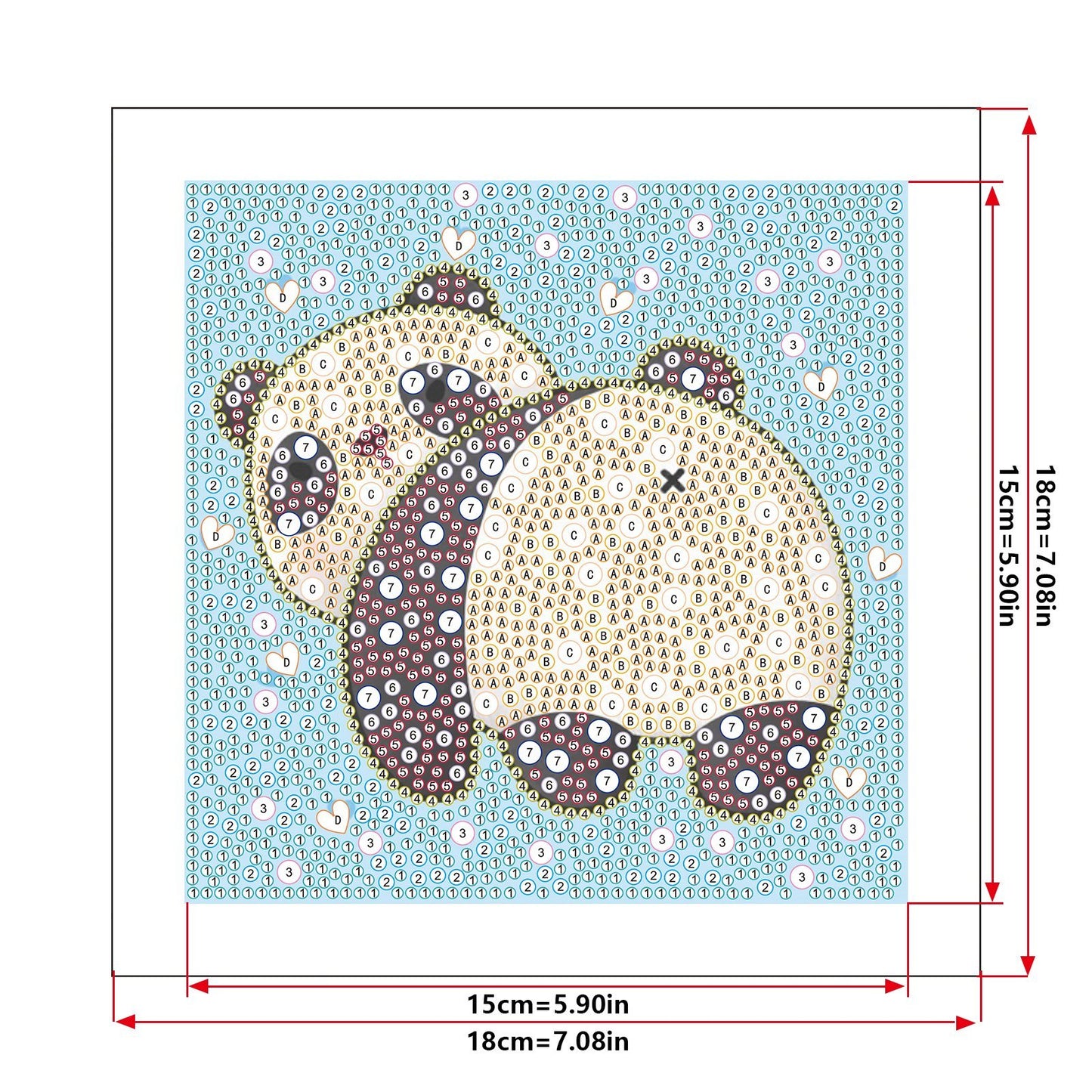 Children's Series-| Panda | Crystal Rhinestone Full Diamond Painted-(Frameless)