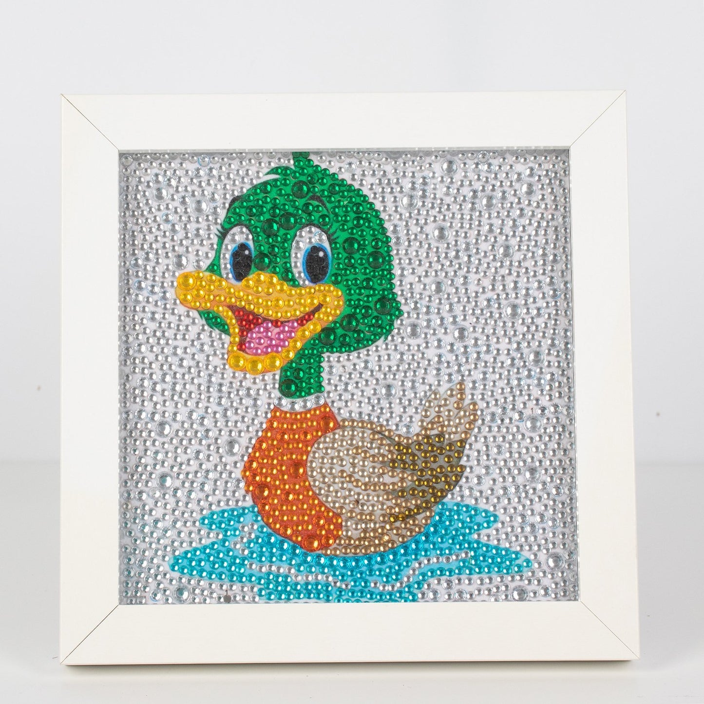 Children's Series-| Flat-billed duck | Crystal Rhinestone Full Diamond Painted-(Frameless)