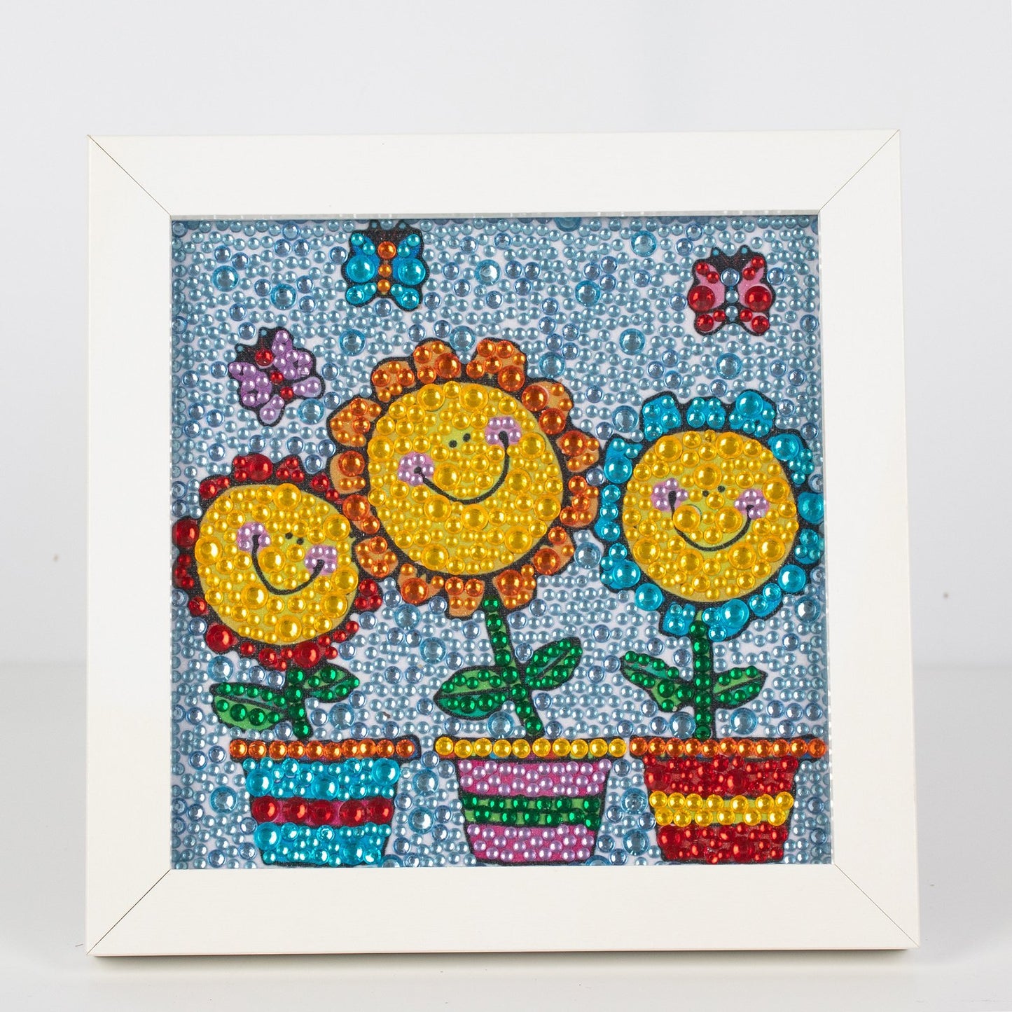 Children's Series-| Sun flower | Crystal Rhinestone Full Diamond Painted-(Frameless)