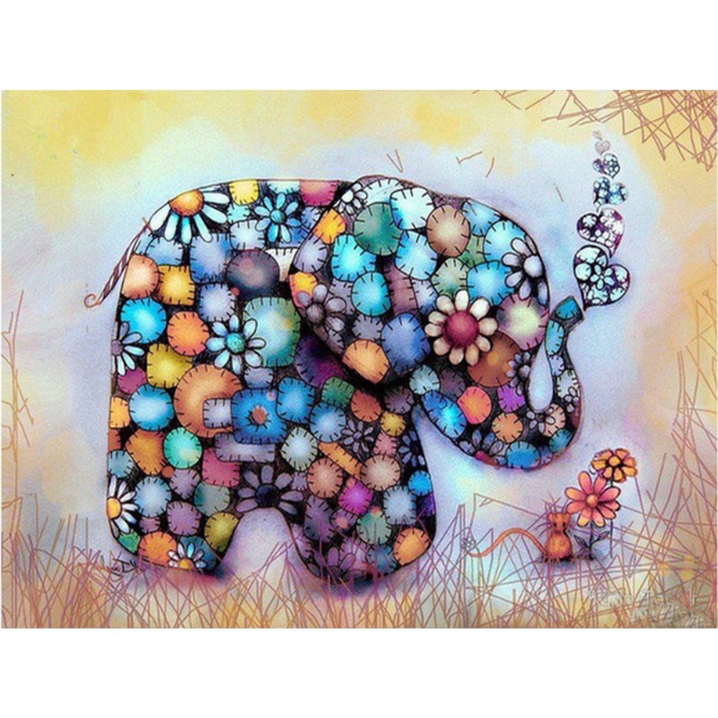 Elephant  | Full Round Diamond Painting Kits