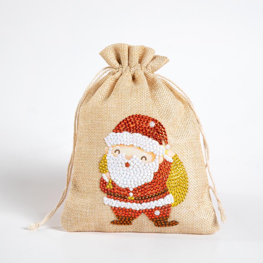 DIY Diamond Christmas Decoration | Santa claus | Gift Bag