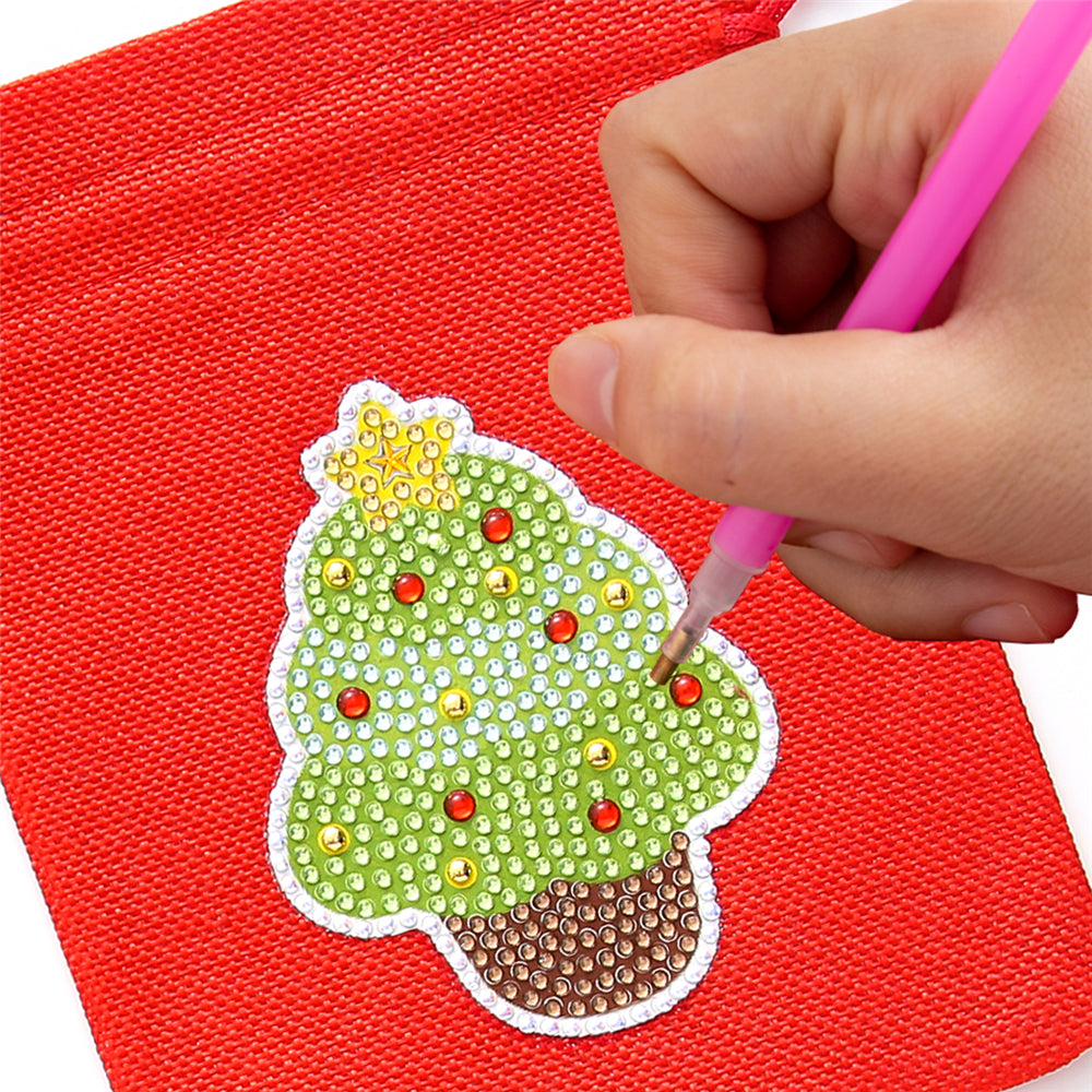 DIY Diamond Christmas Decoration | Christmas Tree | Gift Bag