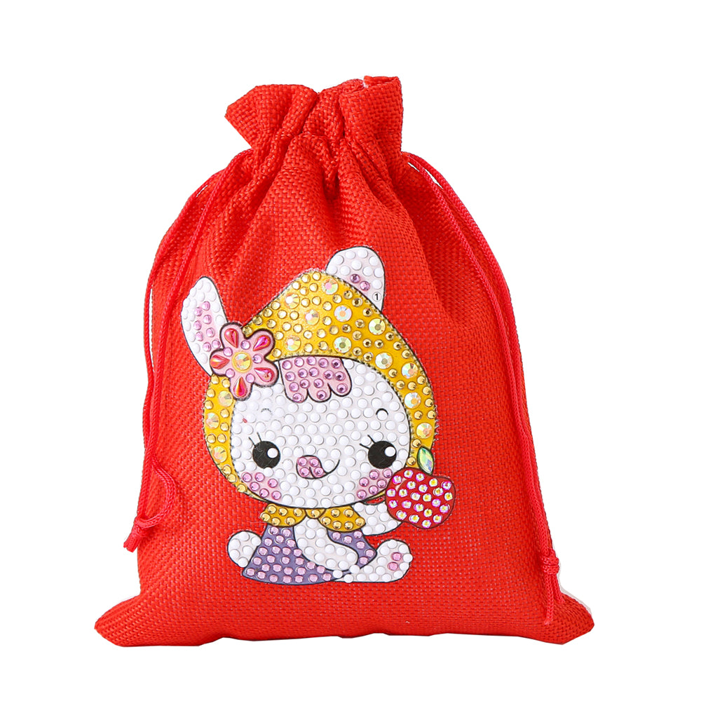 DIY Diamond Christmas Decoration | Cute Bunny | Gift Bag