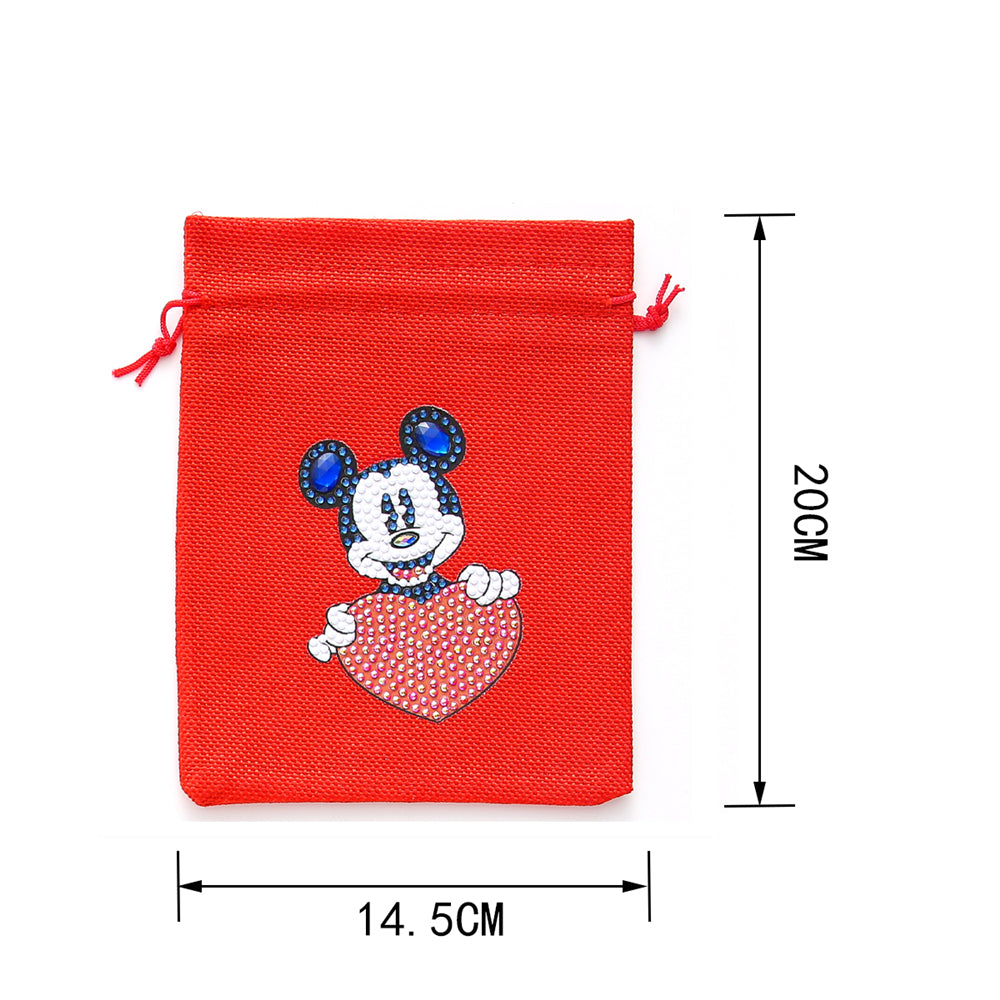 DIY Diamond Christmas Decoration | Mickey Mouse | Gift Bag