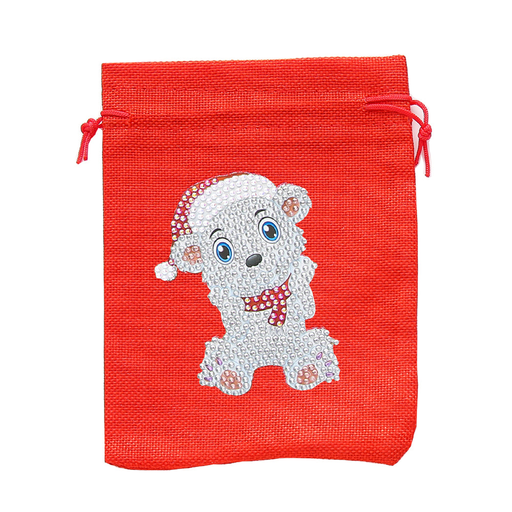 DIY Diamond Christmas Decoration | Dog | Gift Bag