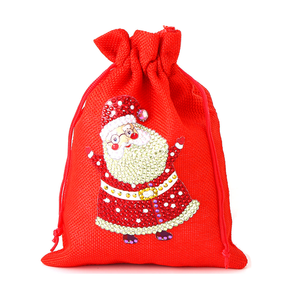 DIY Diamond Christmas Decoration | Santa Claus | Gift Bag