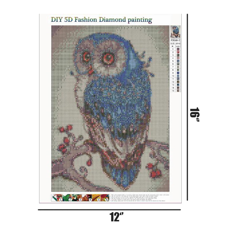 Owl   | Full Round Diamond Painting Kits