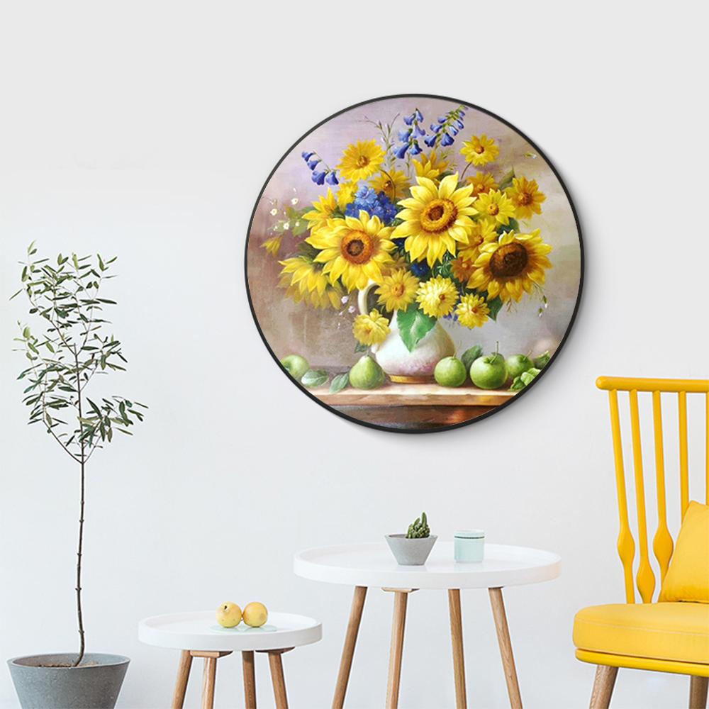 Sunflower| Full Round Diamond Painting Kits