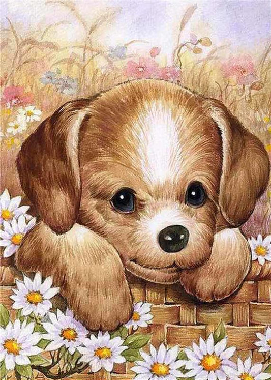 Dog | Full Round Diamond Painting Kits