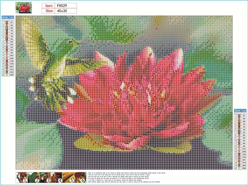 Lotus | Full Round Diamond Painting Kits