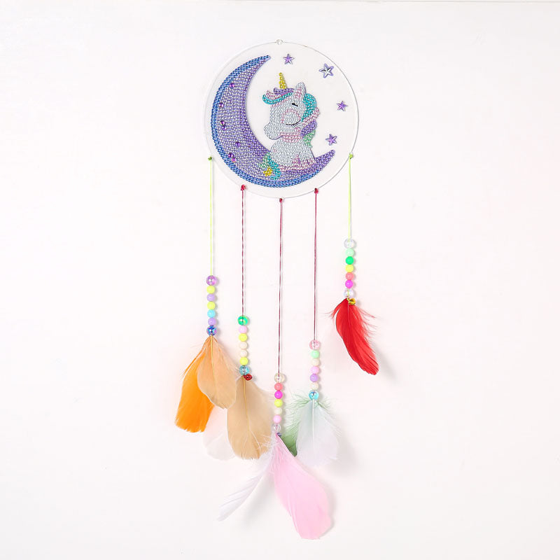 Dream Catcher Dekoration Basteln Handgemachte Geschenke-Schlafzimmer Home Decoration | Einhorn