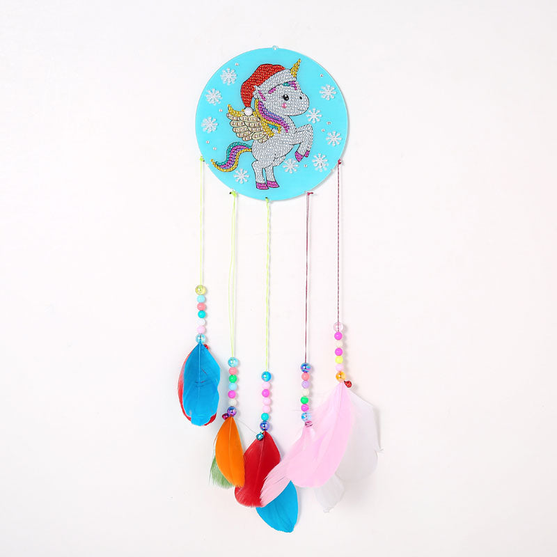 Dream Catcher Dekoration Basteln Handgemachte Geschenke-Schlafzimmer Home Decoration | Einhorn