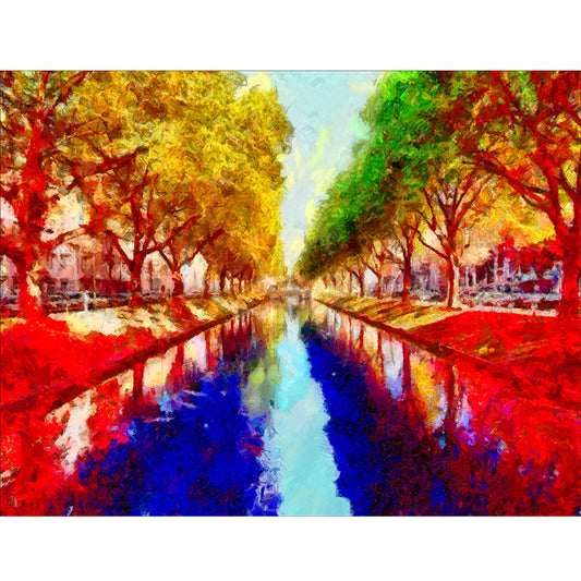 Beautiful Scenery  | Full Round Diamond Painting Kits