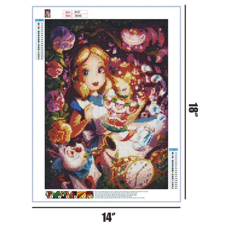 Alice  | Full Round Diamond Painting Kits