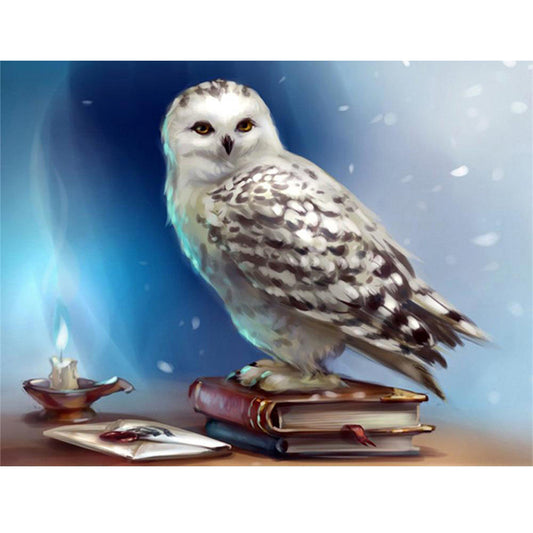 Owl  | Full Round Diamond Painting Kits