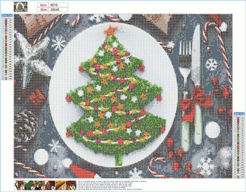 Christmas Tree  | Full Round Diamond Painting Kits