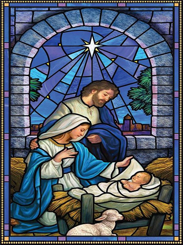 Jesus and Christmas | Full Round Diamond Painting Kits