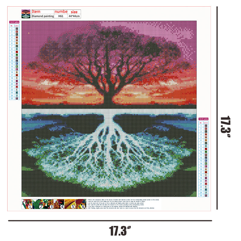Tree  | Full Round Diamond Painting Kits