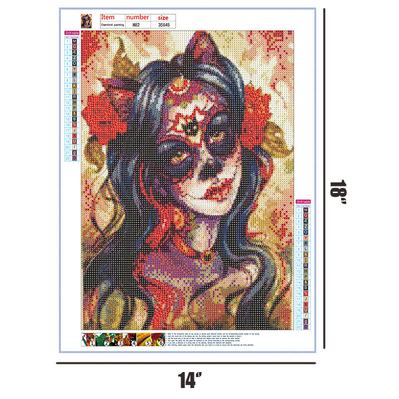 Catwoman  | Full Round Diamond Painting Kits