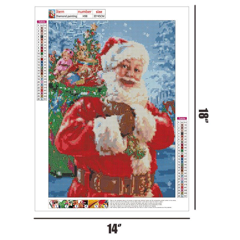 Santa Claus  | Full Round Diamond Painting Kits