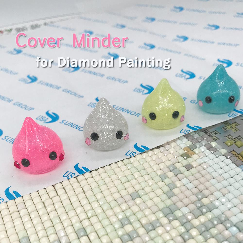 Outils de peinture au diamant Glitter Drop Cover Minders 