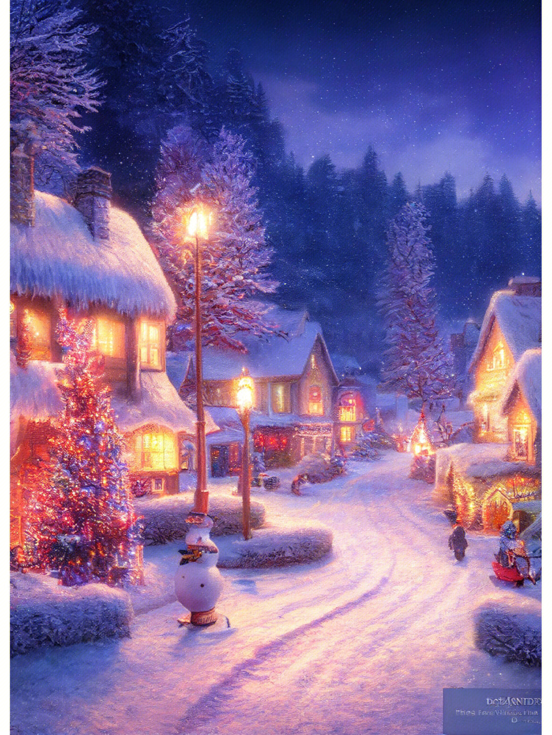 Winter Scenery | Full Round/Square Diamond Painting Kits