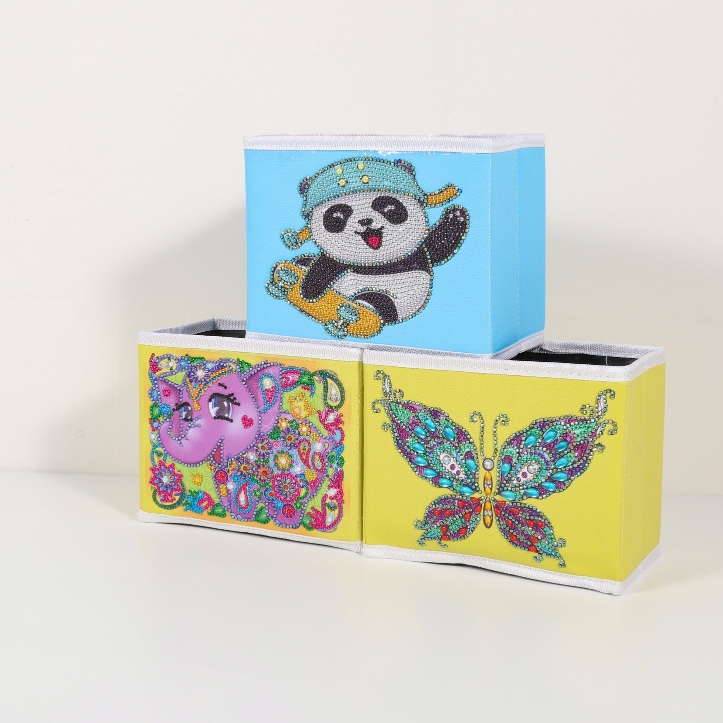 DIY Special Shaped Diamond Painting Butterfly Cloth Home Storage Box