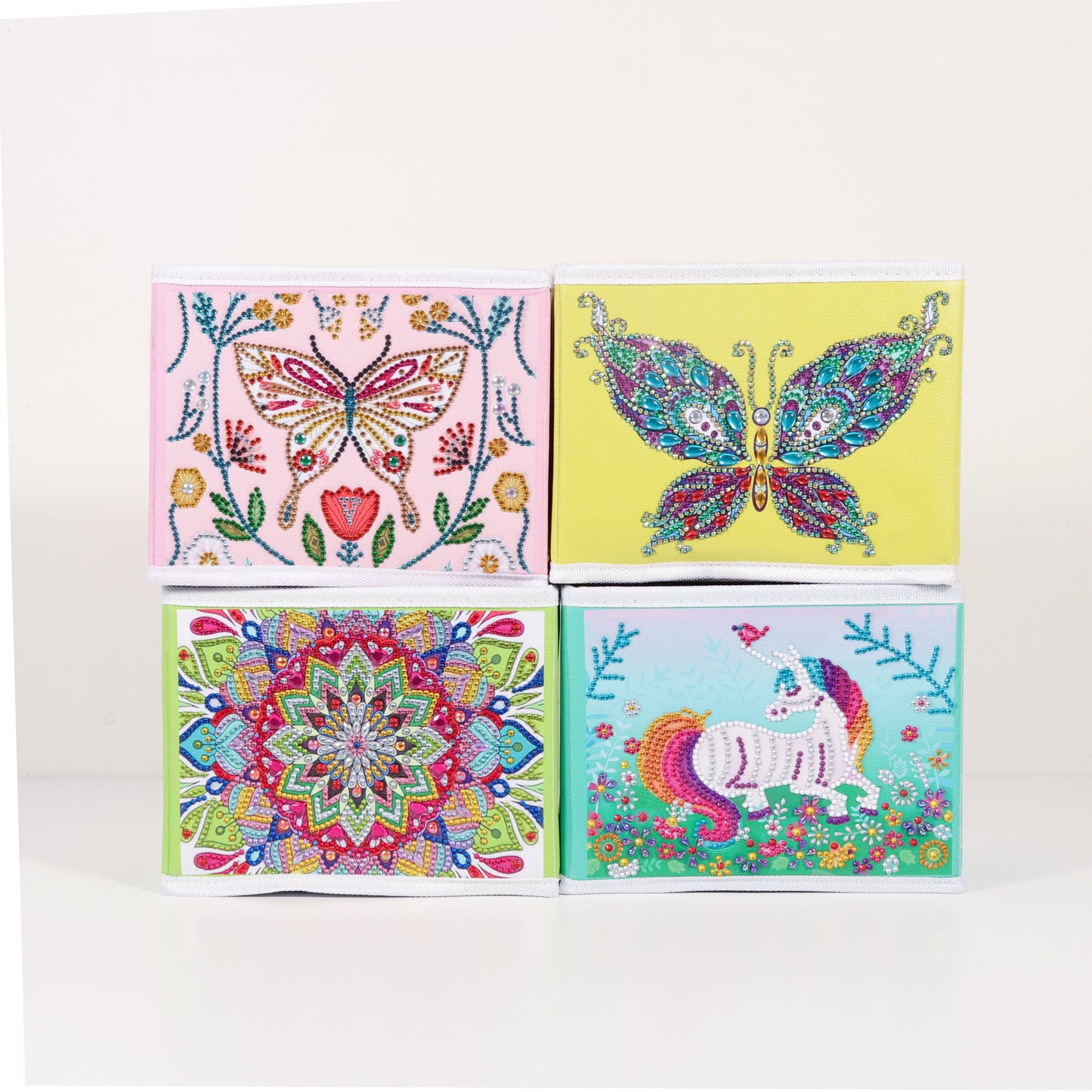 DIY Special Shaped Diamond Painting Butterfly Cloth Home Storage Box