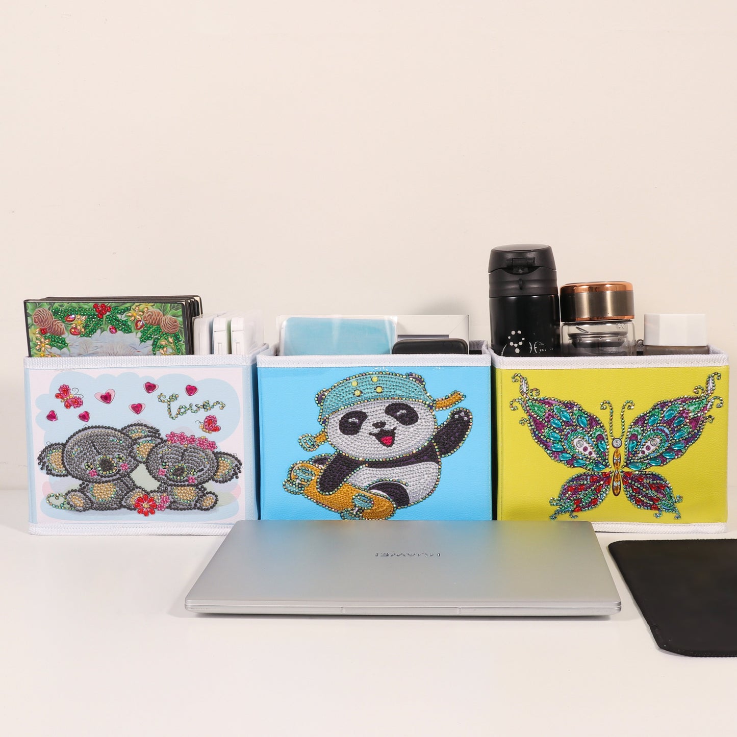 DIY Special Shaped Diamond Painting Butterfly Cloth Home Storage Box