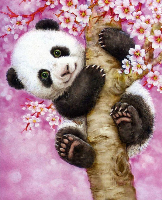 Panda | Kits complets de peinture au diamant rond