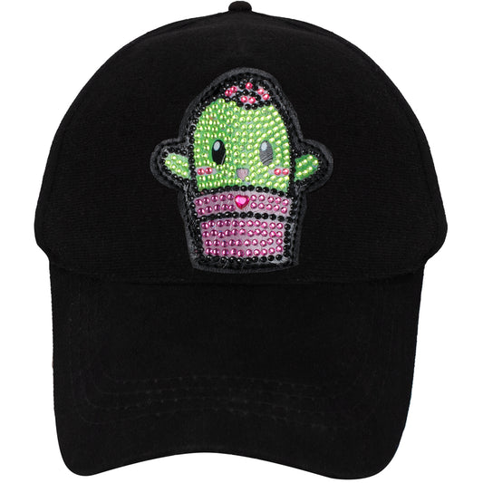 Casquette de baseball de peinture au diamant bricolage | Cactus