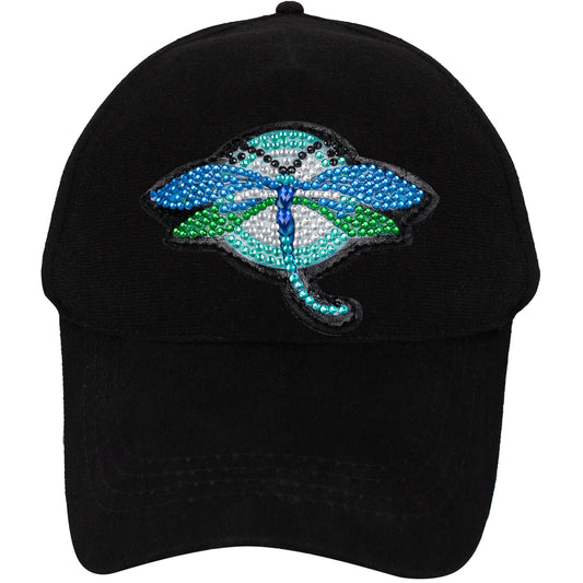 DIY Diamond Painting Baseball Cap | Dragonfly