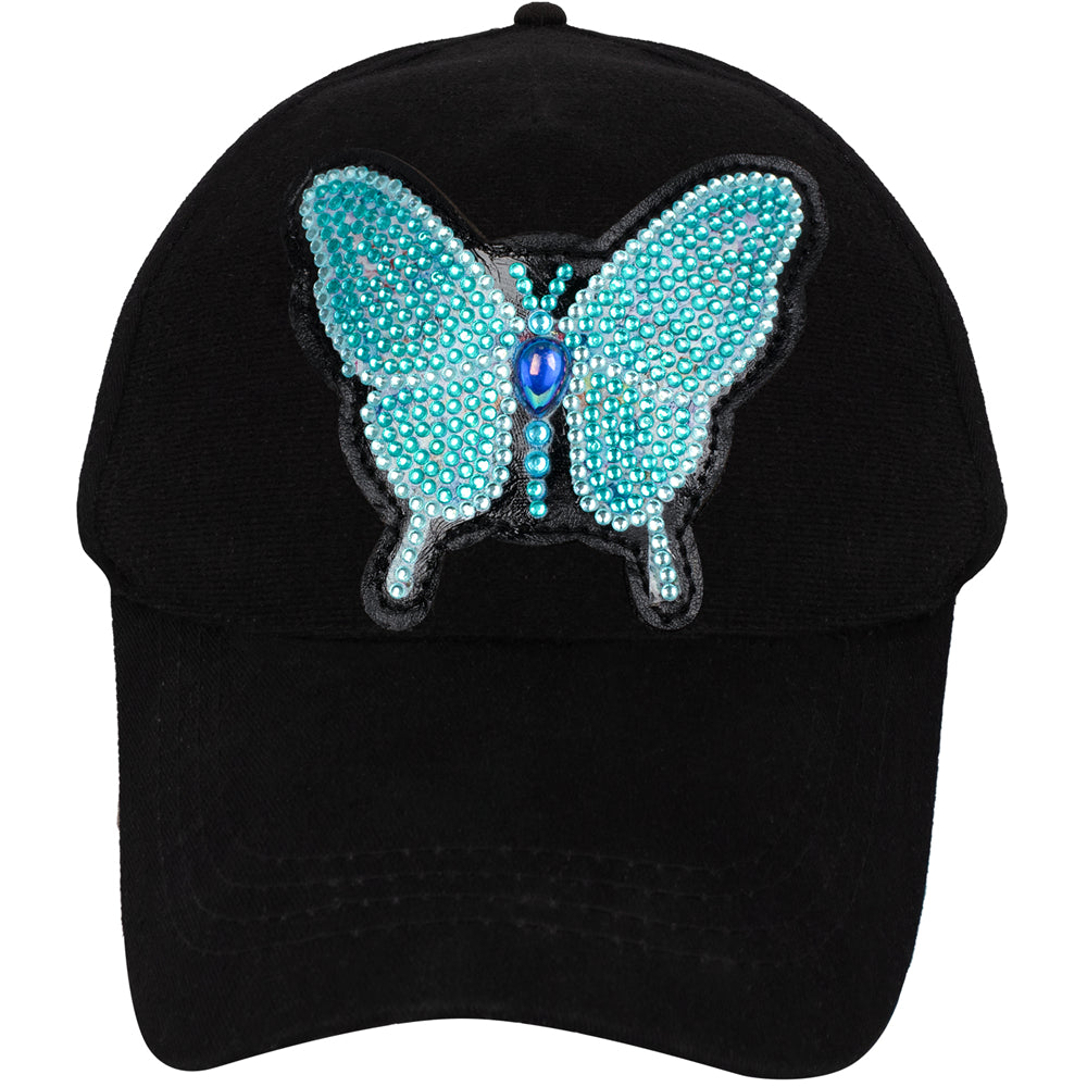 DIY Diamond Painting Baseball Cap | Butterfly