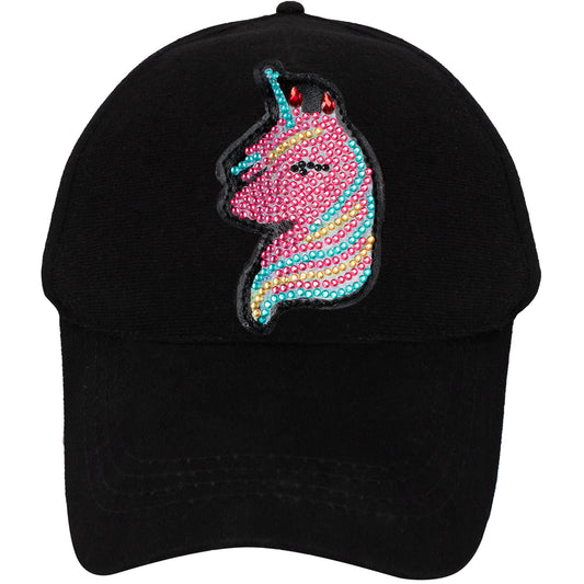 Casquette de baseball de peinture au diamant bricolage | Licorne